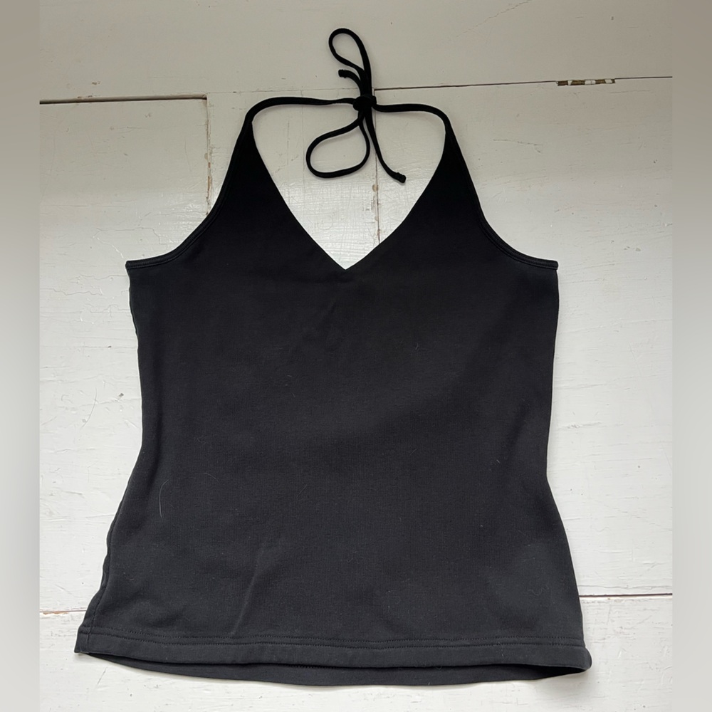 vintage black halter